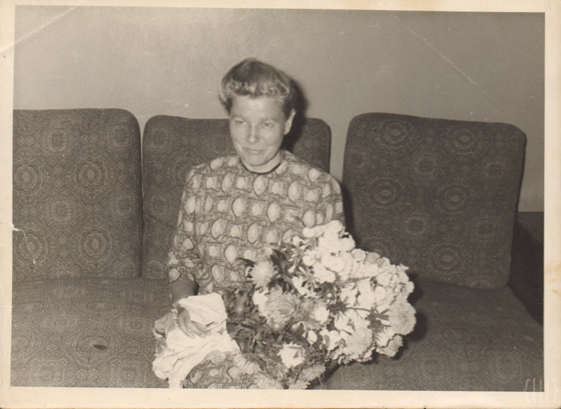 Фото публикуется впервые. Министр культуры СССР Е.А. Фурцева на Валдае, 1961 год