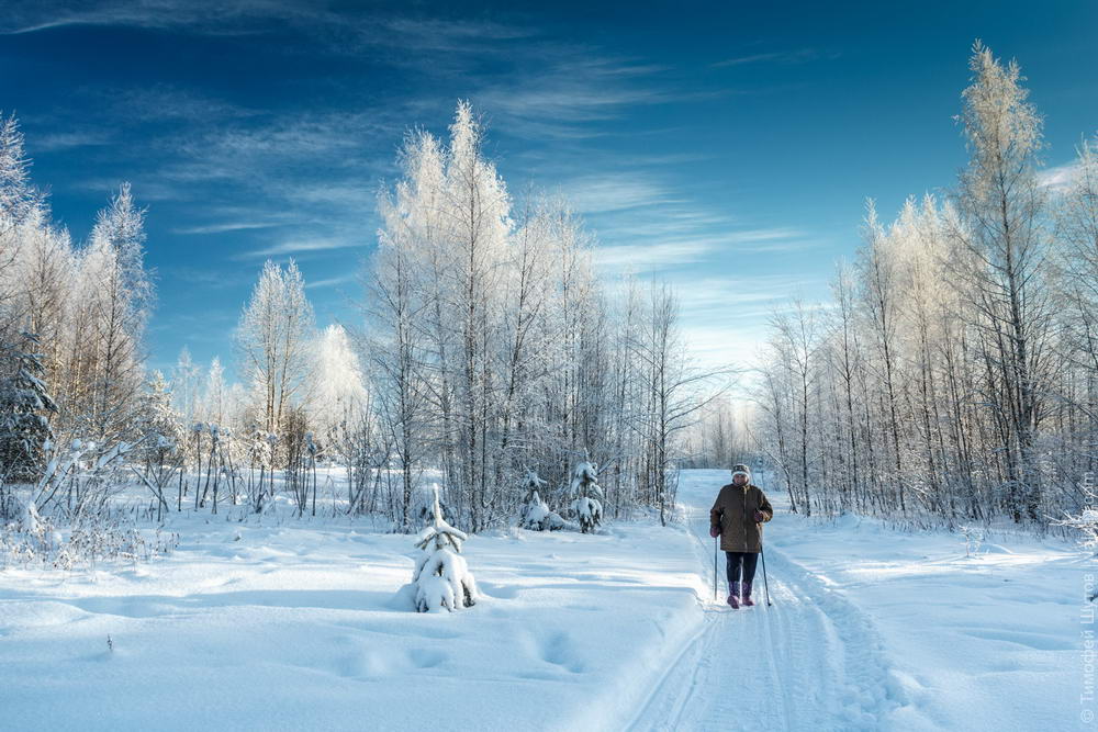 Зимняя прогулка в местечке Балашовка
