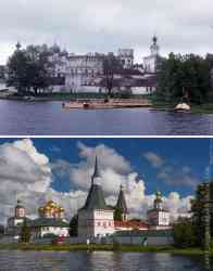 Иверский монастырь, вид с Валдайского озера, 1983/2012