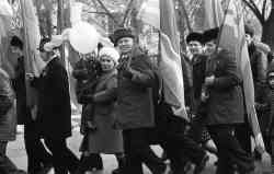 Демонстрация 7 ноября 1981 г.