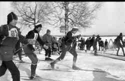 День лыжника в Соловьёвском парке, март 1983 г.